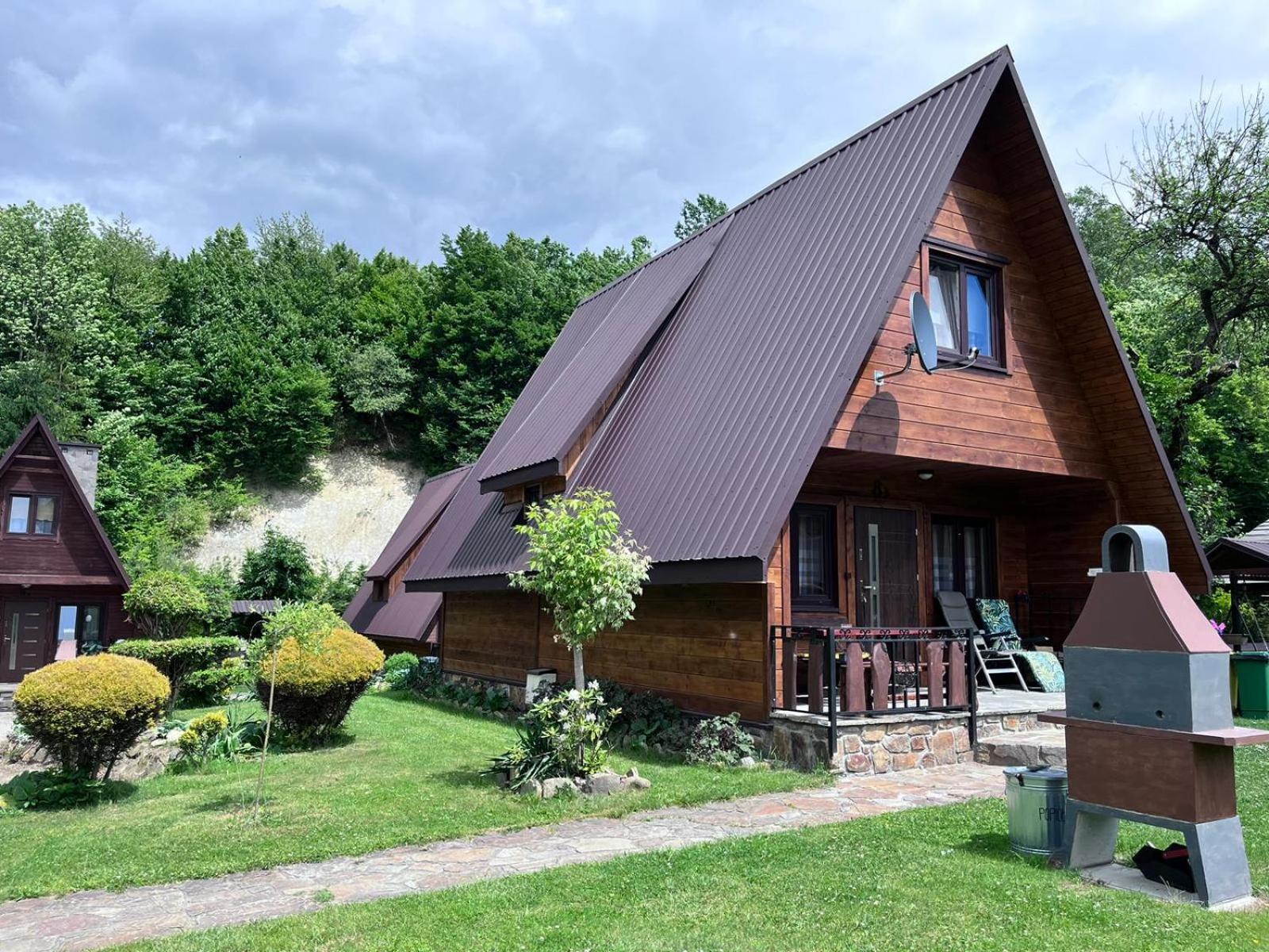 Domki Pod Skalka Baligród Exterior foto