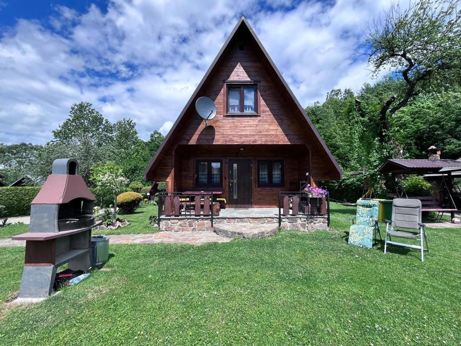 Domki Pod Skalka Baligród Exterior foto